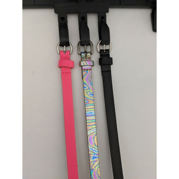 NOBO Accessories - NOBO 3 Thin 1/2" Width Adjustable S-M Belts Accessories 39" Long NEW